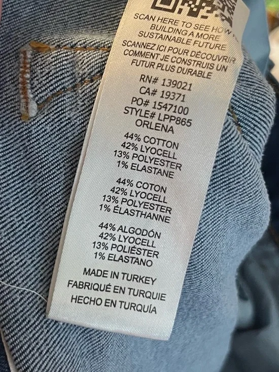 Frame High Rise Le Palazzo Wide Leg Jeans in Orlena - Picture 15 of 15